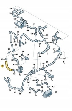 PŘÍVOD Z VENTIL OE 5Q0122073CM