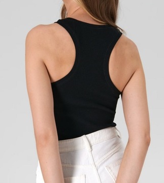 3x PRĄŻKOWANA BAWEŁNIANA BLUZKA TOP KOSZULKA BOKSERKA na ramiączkach r. M