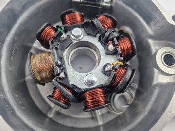 DERBI SENDA 125 Левая крышка + магнитное колесо + статор