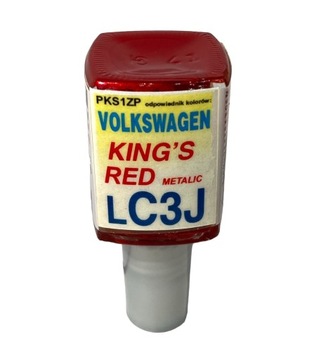 LAKIER VOLKSWAGEN LC3J KING'S RED ZAPRAWKA ARA 10 ML