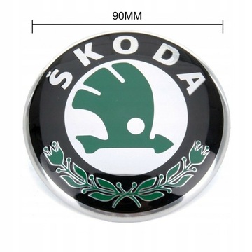 EMBLEMAT 90MM SKODA FABIA OCTAVIA SUPERB ROOMSTER