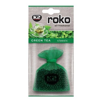 K2 ZAPACH SAMOCHODOWY ROKO ZIELONA HERBATA WORECZEK