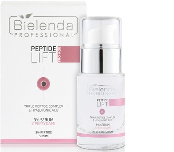 BIELENDA LIFT PEPTIDE serum 3% z peptydami do twarzy szyi dekoltu