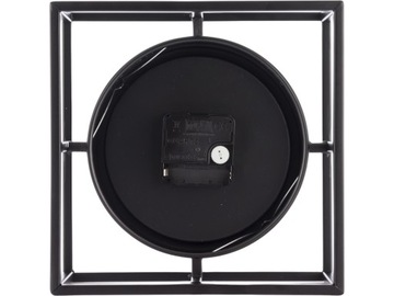 КАМИННЫЕ ЧАСЫ Металлические промышленные стоячие 22 x 22 x 10 см - ЧЕРНЫЕ