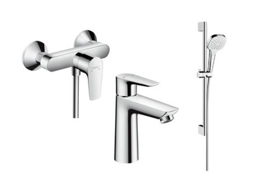 SŁUCHAWKA BATERIA UMYWALKOWA WANNOWA HANSGROHE