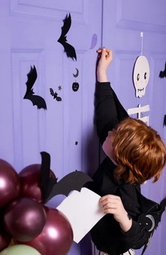 Бумажное украшение BATS для Хэллоуина 6 шт.