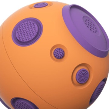 Игрушка для собак Интерактивный красочный пищащий мячик для собак