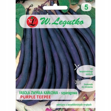 FASOLA SZPARAGOWA PURPLE TEEPEE FIOLETOWA 40g