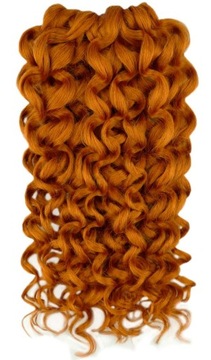 RastAfri Loki Fiji afroloki włosy syntetyczne do wplotu rudy Amber