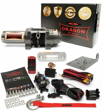 ЭЛЕКТРИЧЕСКАЯ ЛЕБЕДКА Dragon Winch 3500HD ЛЕБЕДКА С СИНТЕТИЧЕСКИМ ТРОСОМ