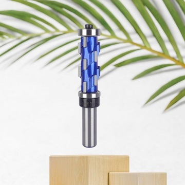 Винтовая фреза с твердосплавным подшипником с двойной спиралью