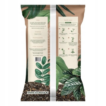 Podłoże Bigos Lekka Ziemia do kwiatów roślin zielonych 8L Mieszanka PREMIUM