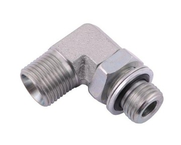 Kolanko hydrauliczne 90 LONG z przeciw. M16x1.5 X M18x1.5 [RM-BB90-16/18L]