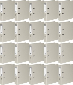 Segregator dźwigniowy ekologiczny A4 75mm szary szeroki VauPe x 20 sztuk