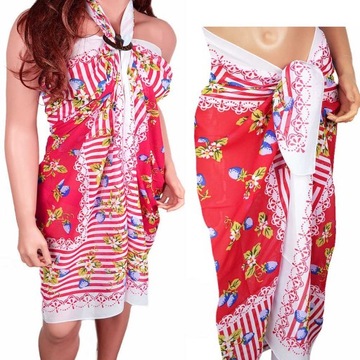 Elegancka na Plażę CHUSTA Plażowa Pareo PAREA