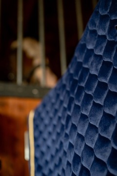 Czaprak VS skokowy Night Blue Velvet granatowy