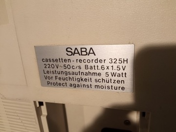 SABA CR 325 H с микрофоном (отзыв будет полезен!)