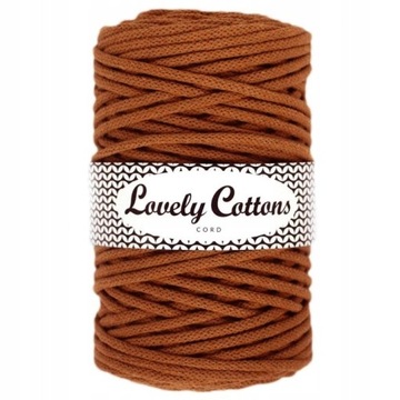 Sznurek bawełniany Lovely Cotton 5mm Karmelowy