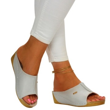 ТАПОЧКИ ЖЕНСКИЕ ПРОФИЛЬНЫЕ ТАПОЧКИ, ПОЛЬСКАЯ КОЖА