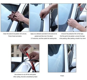 УПЛОТНИТЕЛЬ ДЛЯ ЛЕНТЫ ВЕТРОВОГО СТЕКЛА ДВЕРНАЯ ПОЛОСКА 2м