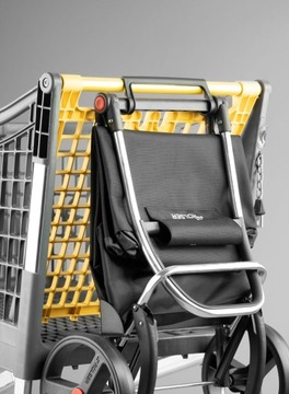 Складная покупательская тележка Rolser I-Max на 2 колесах XL - синий кляйн