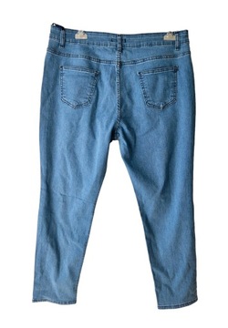 Spodnie jeansowe plus size wzorek rozmiar 52