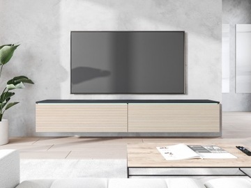 LOWBOARD 180cm matera gaja LAMELE ETNA półka RTV stojąca wisząca