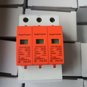 ОГРАНИЧИТЕЛЬ ПЕРЕХОДА ФОТОВОЛЬТАИКА 1000 В постоянного тока 3P