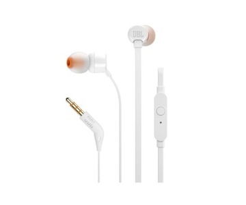 Słuchawki przewodowe JBL Tune 110 1,2m białe