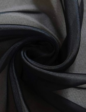 ЧЕРНАЯ ВУАЛЬ 300СМ ИЗ СОБОЛЯ И КАЧЕСТВЕННАЯ ШТОРА ОТДЕЛКА ШТОР