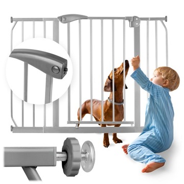 BARIERKA ZABEZPIECZAJĄCA BRAMKA ROZPOROWA OCHRONNA NA SCHODY I DRZWI