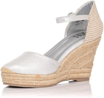 XTI 141143 SANDAŁY DAMSKIE ESPADRYLE NA KOTURNIE ROZM. 41