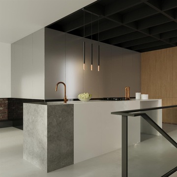 ПОТОЛОЧНЫЙ СВЕТИЛЬНИК LOOPEZ ЧЕРНЫЙ/МЕДЬ Sollux Lighting