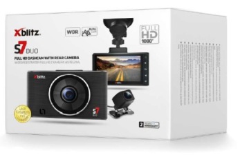Рекордер Xblitz S7 DUO ПЕРЕДНЯЯ + ЗАДНЯЯ + карта 32 ГБ