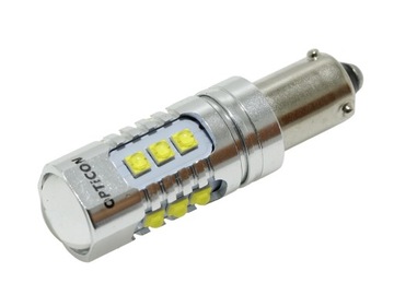 Żarówka Samochodowa LED H21W Bay9s 12V DC 80W CREE Kolor Biały Zimny 6000K