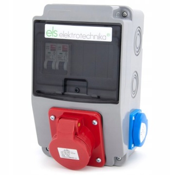 ЗАЩИЩАЕМЫЙ РАСПРЕДЕЛИТЕЛЬНЫЙ ЩИТ 2х230В 16А/4