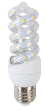 Żarówka LED E27 7W 4000K SPIRALA 625LM
