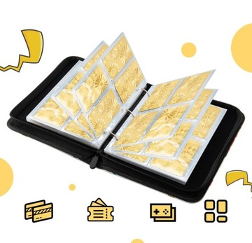 БИНДЕР ДЛЯ КОЛЛЕКЦИЙ ВИЗИТНЫХ КАРТ, ПАПКА ДЛЯ ХРАНЕНИЯ ИГРОВЫХ КАРТОЧЕК
