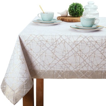 Obrus Szyty z Mankietem 5 cm LZS-33027 140x300 cm
