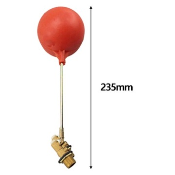 Поплавковый клапан цистерны с водой, латунный поплавковый клапан автоматическое заполнение 0,75 дюймов ДН20