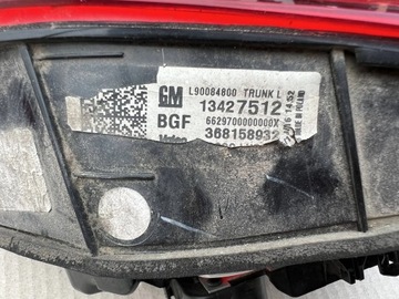 ASTRA K KOMBI ZADNÍ SVĚTLO LEVÝ VÍKO KUFRU