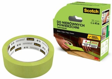 3M Scotch Taśma malarska chropowate powierzchnie 36mmx41m