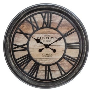Стеклянные часы 50 см LOFT VINTAGE SKANDYNAWIA