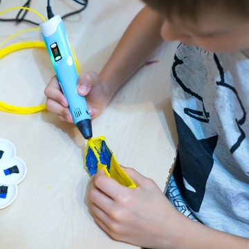 3D 3D -ручка для детей 3D -принтер Magic Pen + вставки 160 метров