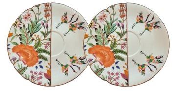 Набор из 2-х фарфоровых чашек Crane Flowers 250мл в подарочной упаковке