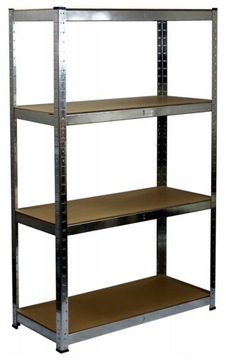 REGAŁ GARAŻOWY MAGAZYNOWY WARSZTATOWY METALOWY 150x70x30 600kg 4 PÓŁKI