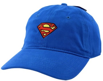 Czapka z daszkiem męska młodzieżowa Superman DC-Comics HAFT 54-59 Niebieska