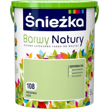 FARBA ŚNIEŻKA BARWY NATURY WIOSENNA ŁĄKA 5L