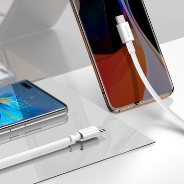 BASEUS SZYBKI KABEL USB C QC PD FCP 100W MOCNY PRZEWÓD DO TELEFONU 2m