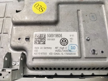 НАВИГАЦИОННЫЙ ДИСПЛЕЙ VW GOLF 7 LIFT 5G6919606